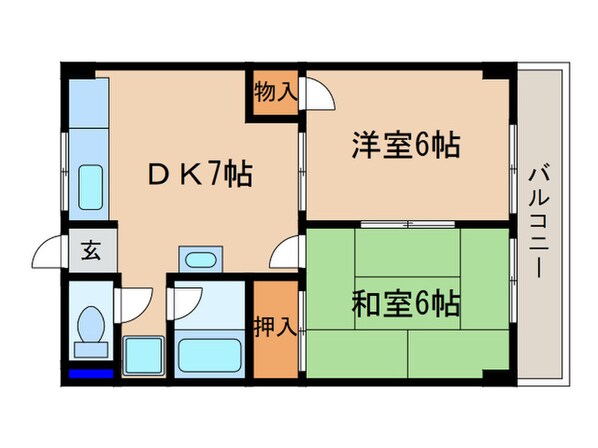 ユニオンビルの物件間取画像